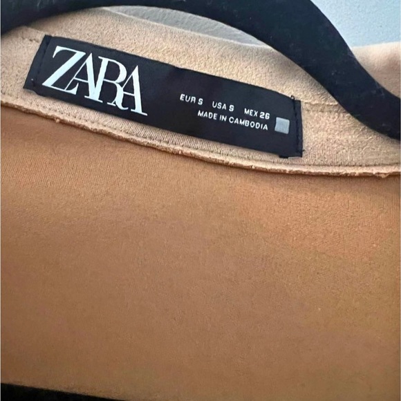 Zara Suede Tan Jacket - Picture 2 of 2